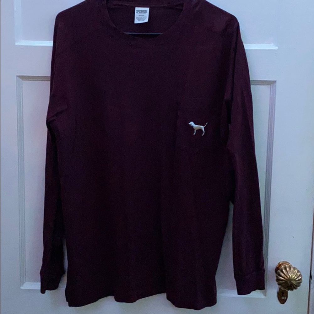 VS PINK Campus Long Sleeve Tee